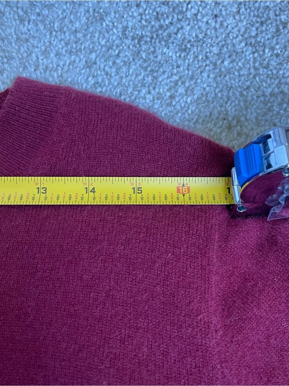 J. Crew Luxury Cashmere Sweater Womens Size XXL Burgundy Holiday Money